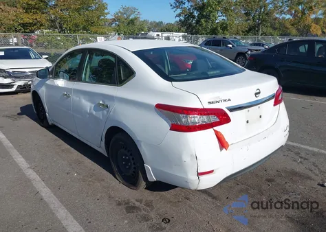 2015 Nissan Sentra S from USA, damaged, VIN 3N1AB7AP3FY329179